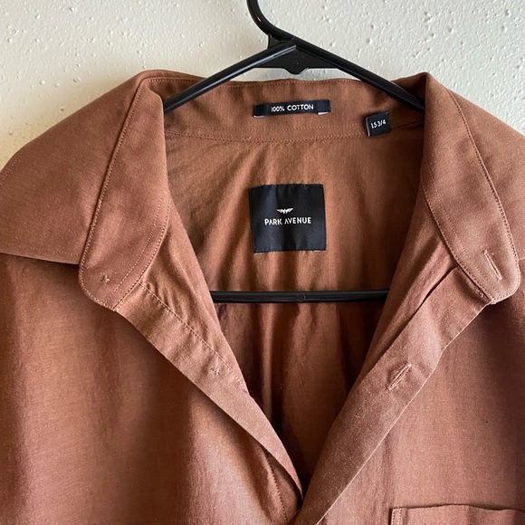 brown button down - Picture 2 of 7